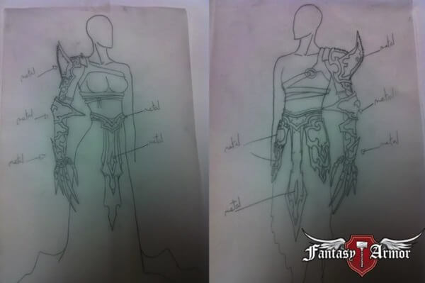 Fantasy armor sketches