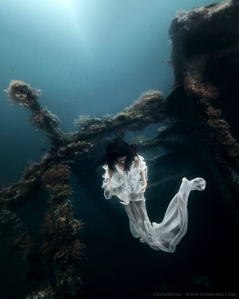 Underwater Shipwreck In Bali – Part 2 – Concept, Lighting And Postproduction Secrets.