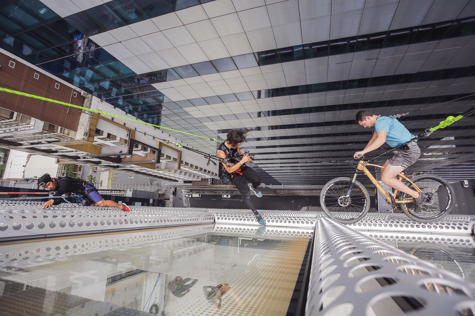 Nike challenged me to walk on air so I jumped off a skyscraper