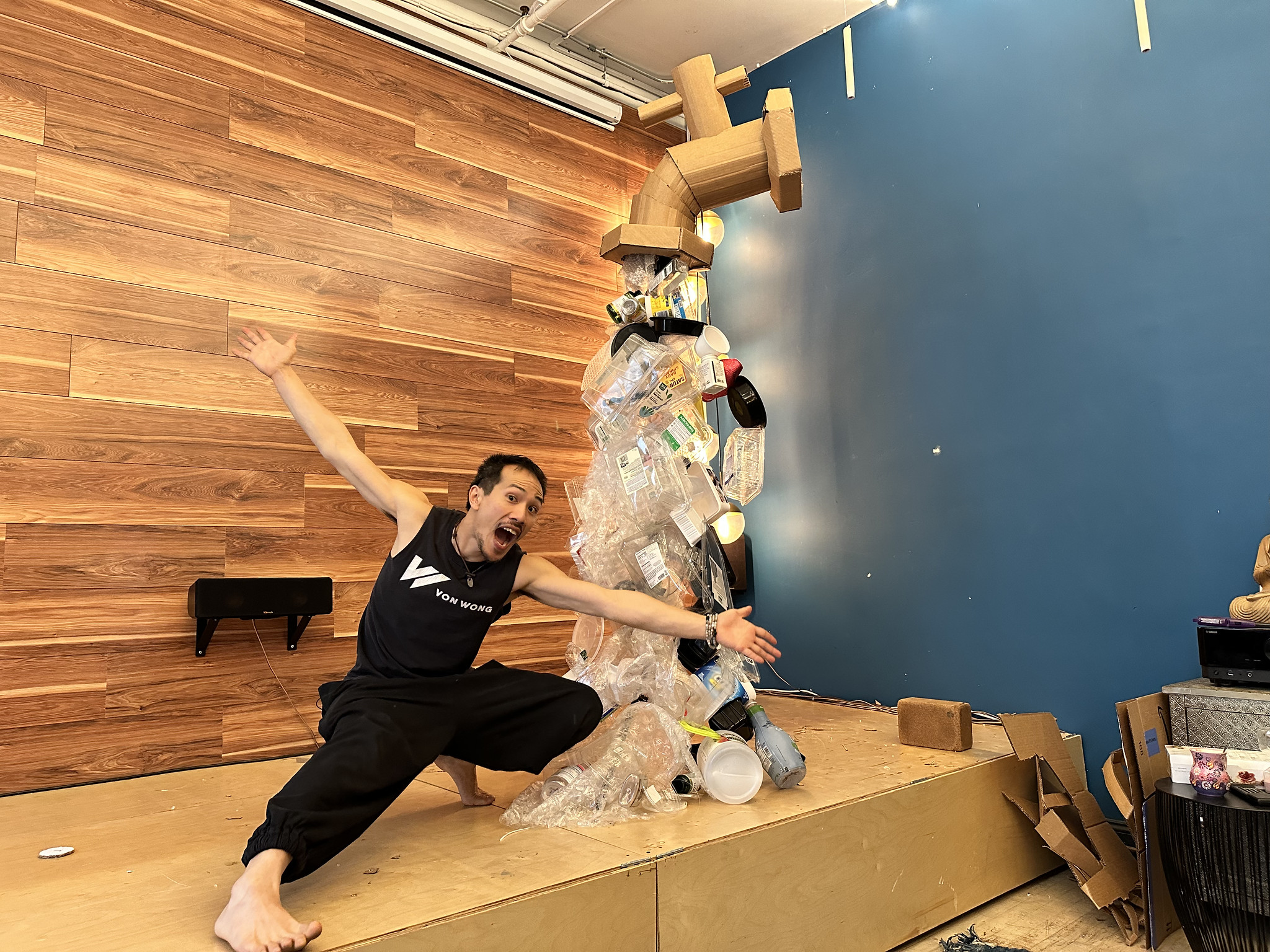 A Cardboard Giant Plastic Tap – free for Students!